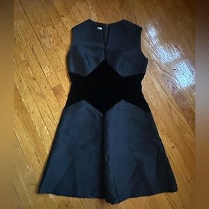 Vintage Elegant Black Sleeveless Dress